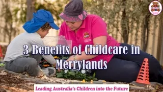 3 Benefits of Childcare in Merrylands
