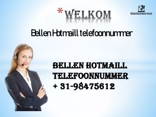 Bellen Hotmaill Telefoonnummer Nederland