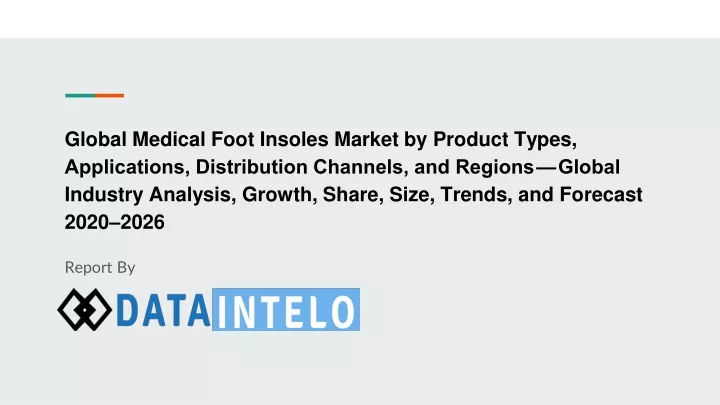 global medical foot insoles market by product