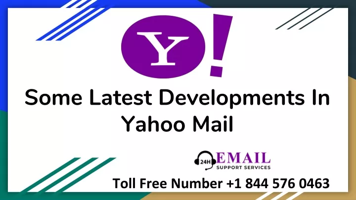 some latest developments in yahoo mail