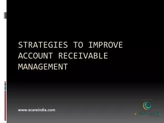 strategies to improve account receivable management
