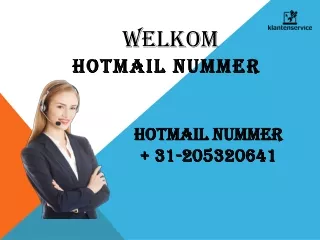 Hotmail Nummer Nederland