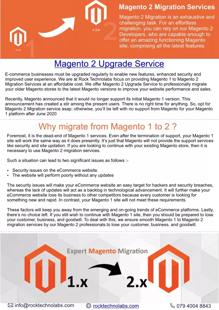 magento 2 migration services magento 2 migration