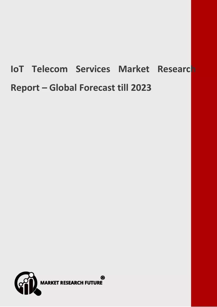 iot telecom services market research report
