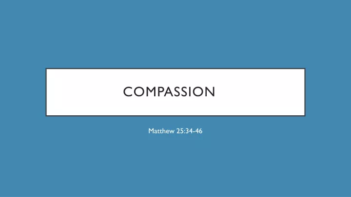 compassion