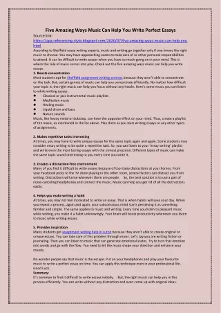 five amazing ways music can help you write