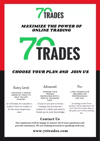 maximize the power of online trading