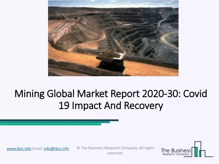 mining global mining global market report 2020