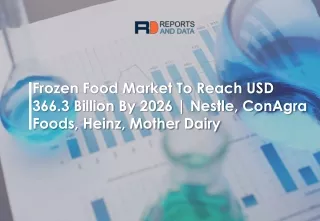 Frozen Food Market Opportunities, Demand, Forecast To 2027