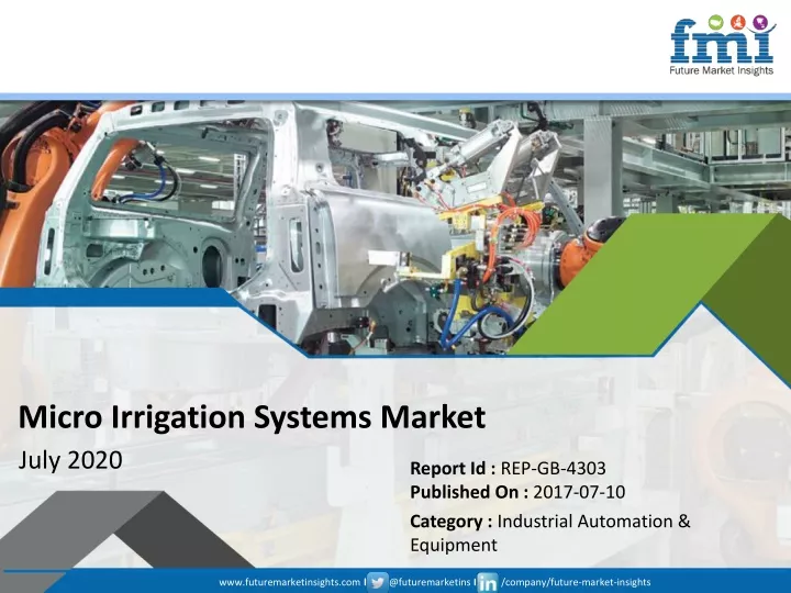 micro irrigation systems market