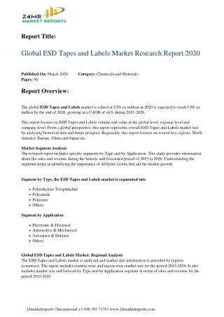 report title