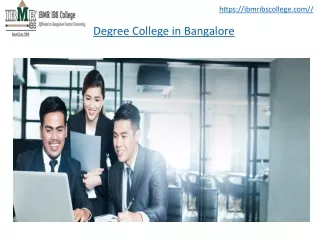 Degree Colleges in Bangalore - IBMR IBS