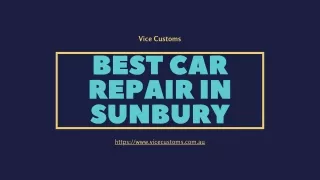 Best Car Repair in Sunbury – Vice Customs