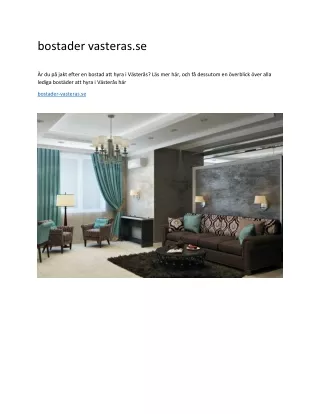 bostader vasteras se