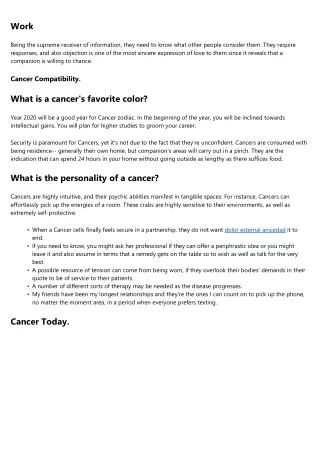 Cancer Cells Horoscope For May 2020