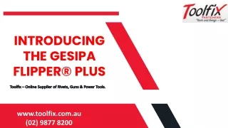 introducing the gesipa flipper plus