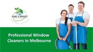 Professional Window Cleaners in Melbourne