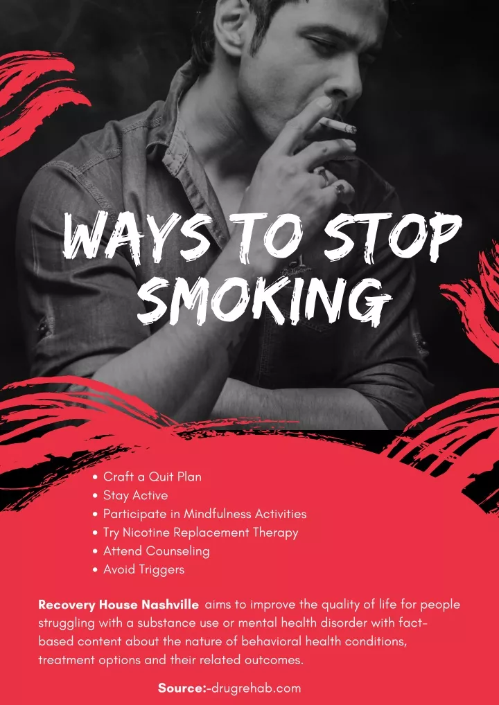 ways to stop smoking