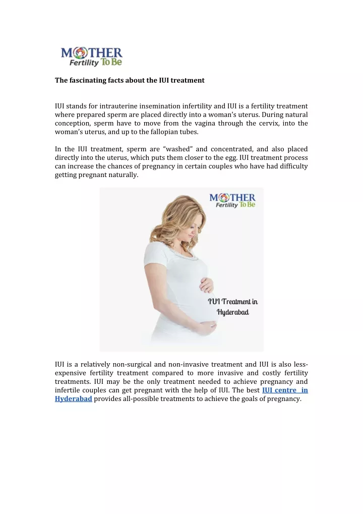 the fascinating facts about the iui treatment