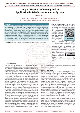 international journal of trend in scientific