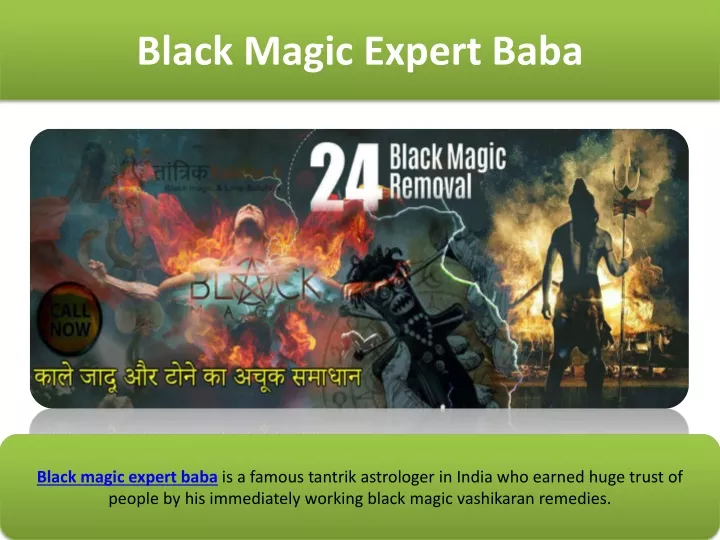 black magic expert baba