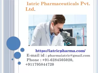 PCD Pharma Companies Baddi | Iatric Pharmaceuticals
