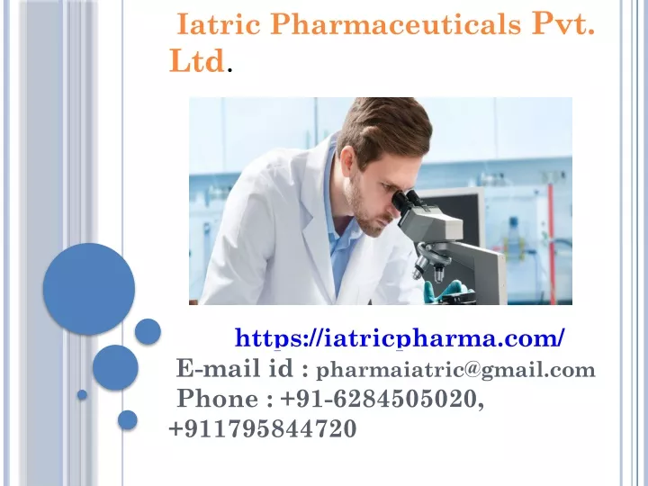 iatric pharmaceuticals pvt ltd