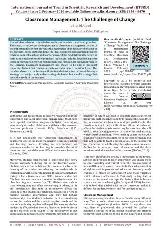 international journal of trend in scientific