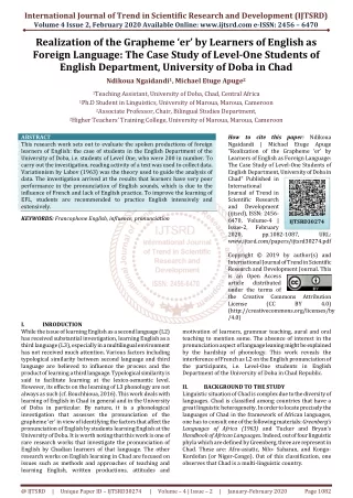 international journal of trend in scientific