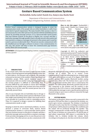 international journal of trend in scientific