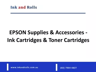 EPSON Supplies & Accessories - Ink Cartridges & Toner Cartridges | EPSON Australia