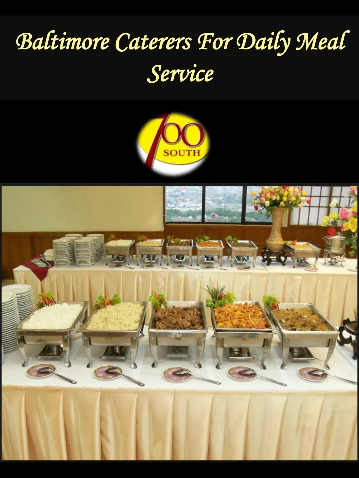 baltimore caterers for daily meal service
