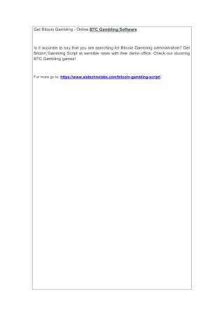 get bitcoin gambling online btc gambling software