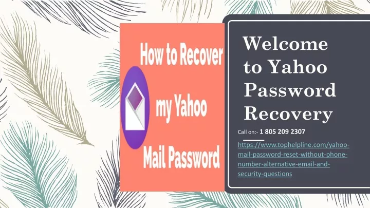 welcome to yahoo password recovery