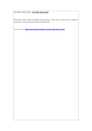 get uber clone script top uber app script