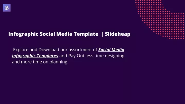 infographic social media template slideheap