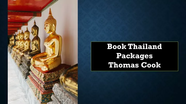 book thailand packages thomas cook