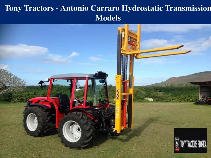 tony tractors antonio carraro hydrostatic