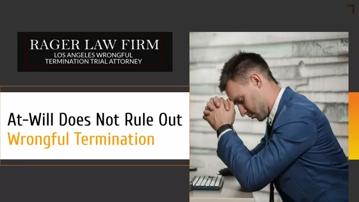 at will does not rule out wrongful termination