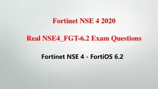 fortinet nse 4 2020 real nse4 fgt 6 2 exam