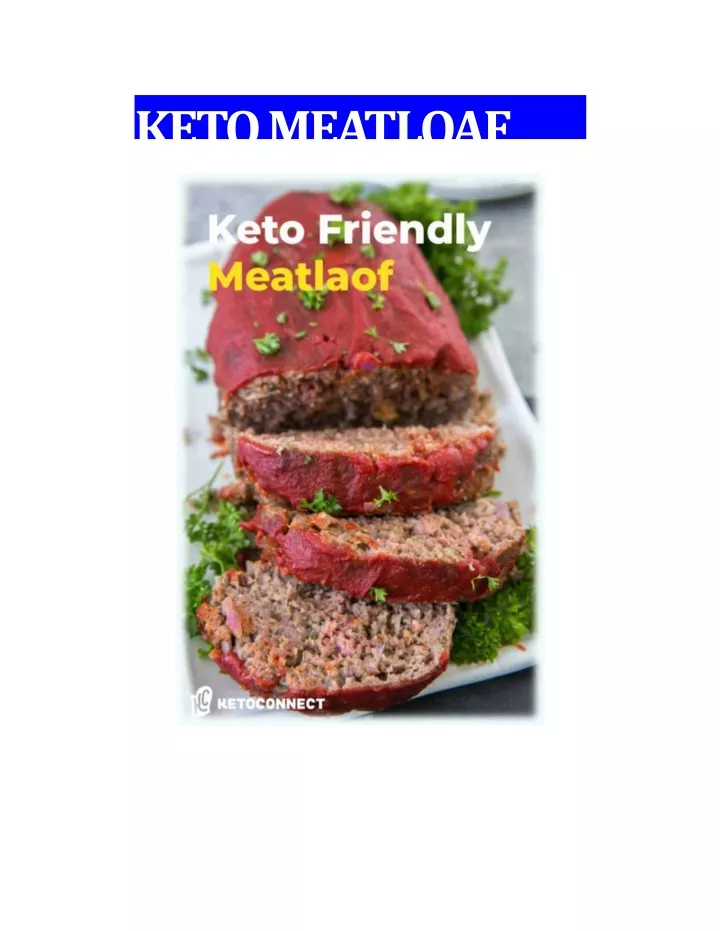 keto meatloaf