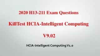 2020 h13 211 exam questions killtest hcia