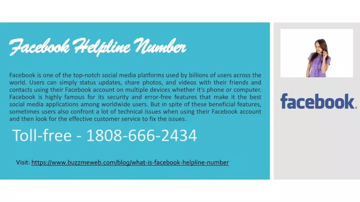 facebook helpline number