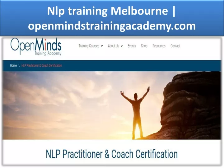nlp training melbourne openmindstrainingacademy com