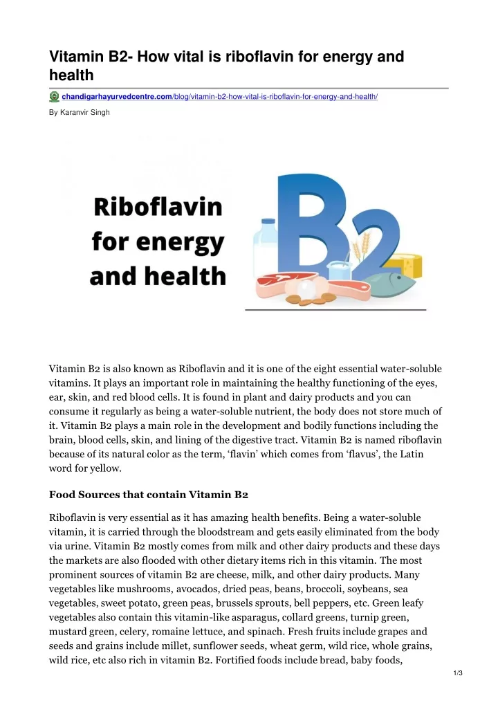 vitamin b2 how vital is riboflavin for energy