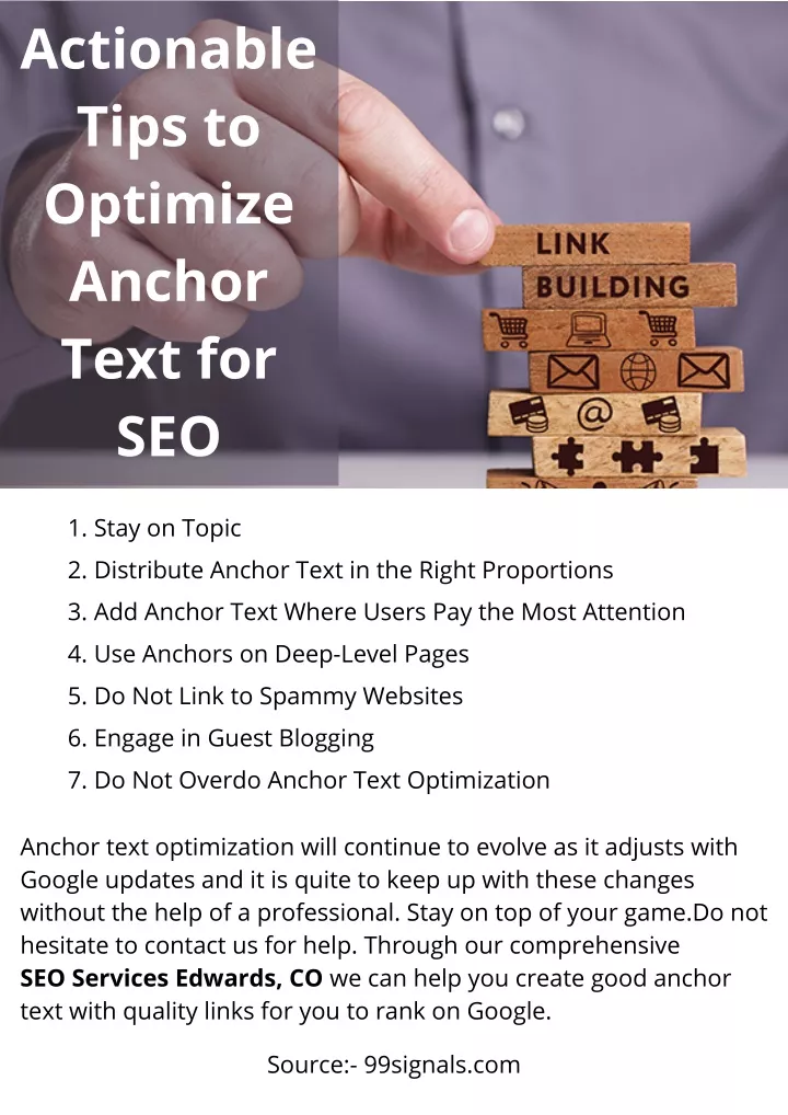 actionable tips to optimize anchor text for seo