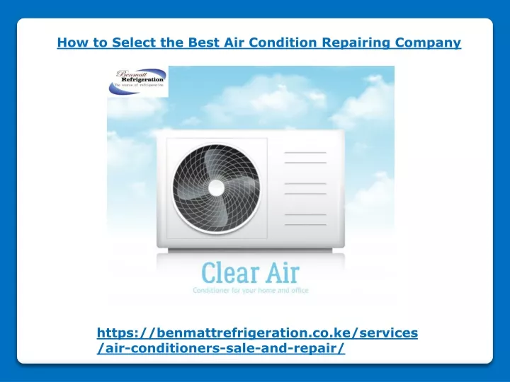how to select the best air condition repairing