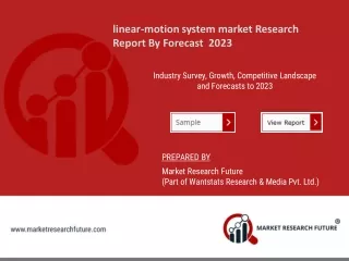 linear motion system market research report