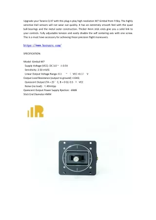 upgrade your taranis q x7 with this plug n play