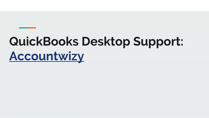 quickbooks desktop support accountwizy